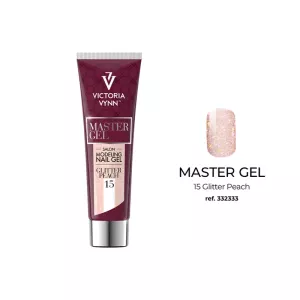 Victoria Vynn Master Gel Modeling Nail Gel Glitter Peach 15 - 60 g